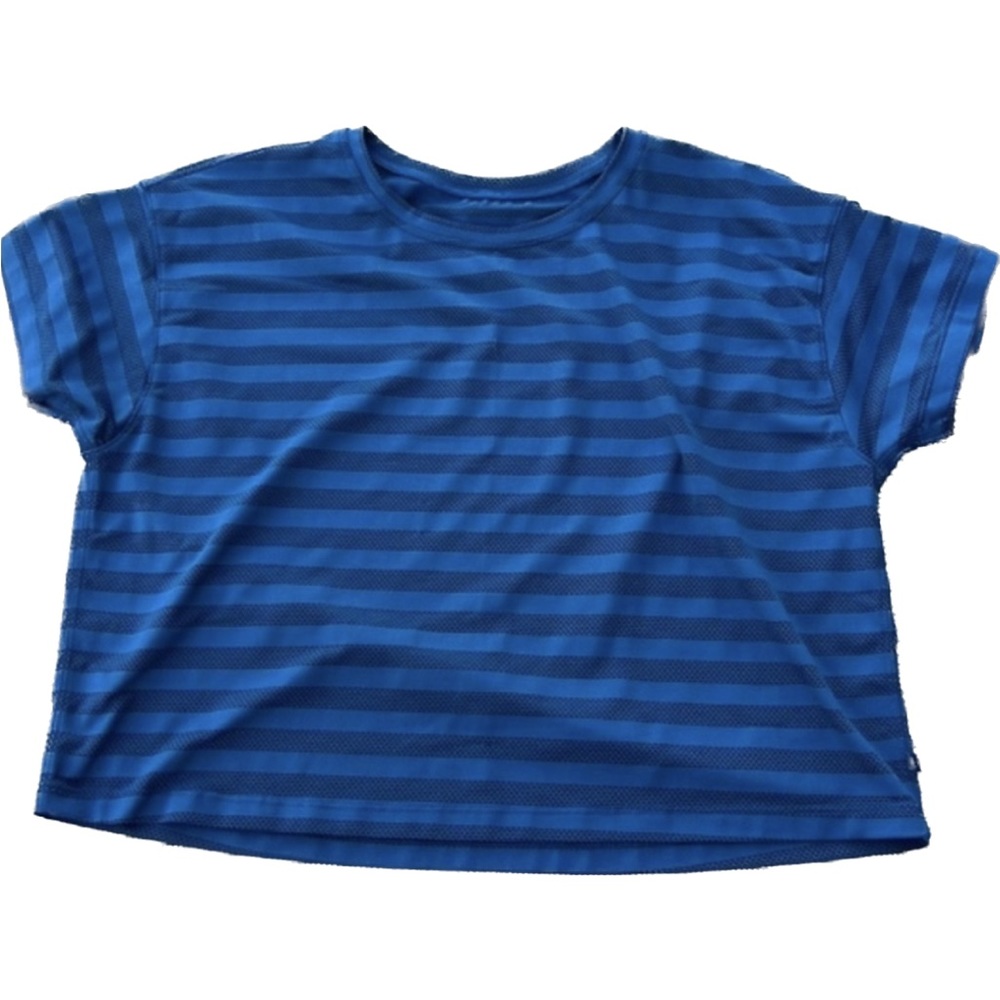 Lululemon Cropped Short Sleeve Tee Blue Size 6